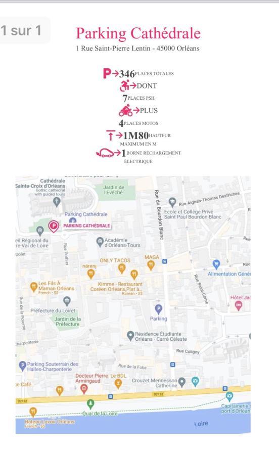 Duplex De Charme Orleans Hypercentre Cathedrale-Parking Possible Apartment Luaran gambar
